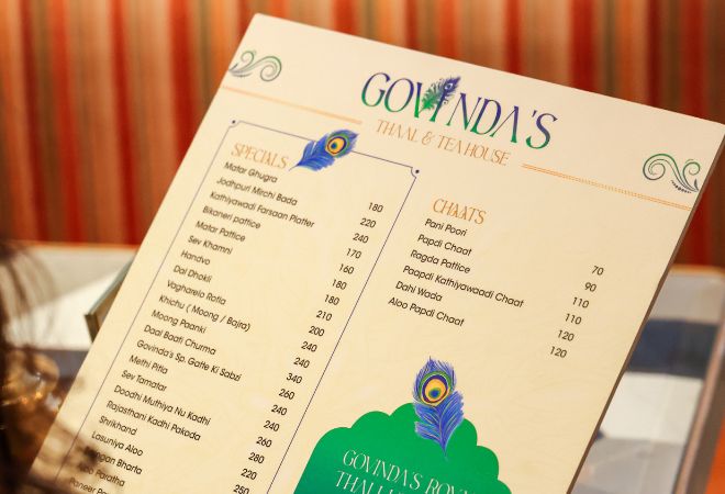 Govinda's Thaal & Tea House – vegetarian dining near Vasai